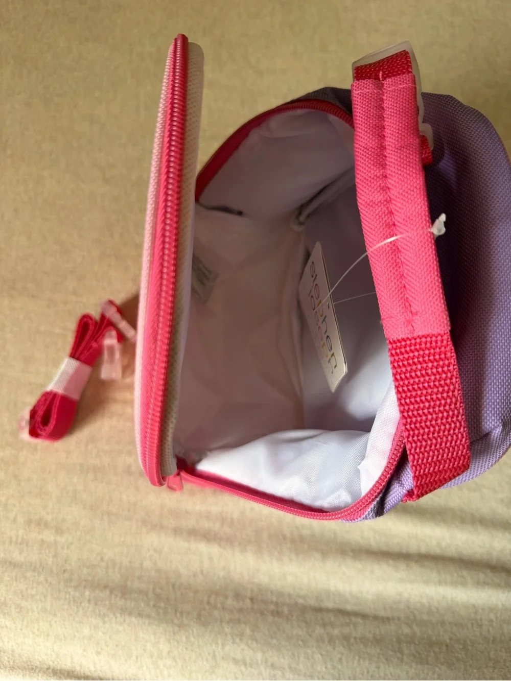 NWT Stephen Joseph Kid's Purple Unicorn Lunch Pal Insulated Pink & Teal Accents